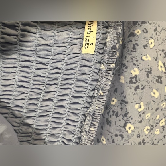 Abercrombie and Fitch Blue Babydoll Dress - Picture 3 of 4